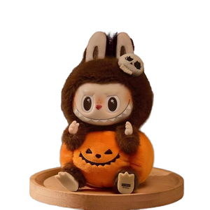 POP MART V1 V2 V3 LABUBU Mystery Box Asli Boneka Plush Duduk & Macaron Seri Into Energy Plush Blind Box - Product Image 4
