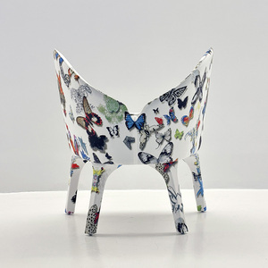 Modern Luxury Designer Velvet Fabric Butterfly Lounge <b>Chair</b> Minimalist Design Features for Living Room Bedroom <b>Club</b> Hotel - Product Image 3