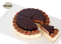 Délicieux Gâteau au Fromage au Chocolat Noir et aux Noisettes, Gâteau au Chocolat, Crème aux Noisettes, Mousse Sucrée et Moelleuse