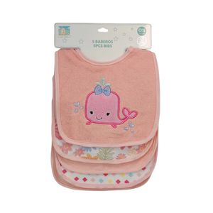 Bavoirs bébé en coton tricoté nouveau-né impression et broderie conception lavable Durable imperméable à l'eau salive serviette bavoirs bave - Product Image 1
