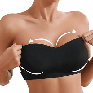 <span class=keywords><strong>Reggiseno</strong></span> <span class=keywords><strong>Senza</strong></span> <span class=keywords><strong>Spalline</strong></span> <span class=keywords><strong>Push</strong></span>-<span class=keywords><strong>up</strong></span> da Donna con Imbottitura Rimovibile, <span class=keywords><strong>Reggiseno</strong></span> <span class=keywords><strong>Senza</strong></span> Cuciture in Seta Ghiaccio, Top Invisibile per Abiti da Sposa - Product Image 3