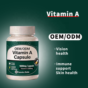 Private Label <span class=keywords><strong>Vitamin</strong></span> A Nahrungsergänzungsmittel Hochdosiertes Retinol für Augengesundheit & Hautaufhellung Stärkt die Immunität Erwachsene 60 Kapseln - Product Image 2