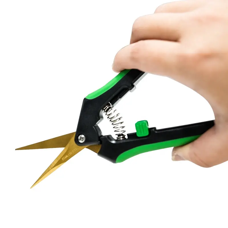 Vườn kéo thẳng lưỡi thép không gỉ cắt tỉa Shears