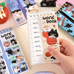 <span class=keywords><strong>Libro</strong></span> <span class=keywords><strong>de</strong></span> palabras <span class=keywords><strong>de</strong></span> <span class=keywords><strong>la</strong></span> serie Cow Cat, encuadernación <span class=keywords><strong>de</strong></span> doble espiral, portátil para <span class=keywords><strong>el</strong></span> aprendizaje del vocabulario y como regalo - Product Image 3