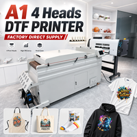 Imprimante de transfert DTF XM 60CM 4 têtes, imprimante DTF avec circulation automatique d'encre blanche, machine d'impression textile pour commandes personnalisées en gros