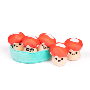 Set Boneka Jamur Plush Kapas PP Selimut Lembut Desain OEM Ramah untuk Proyek Merek Kit DIY untuk Anak-anak - Product Image 1