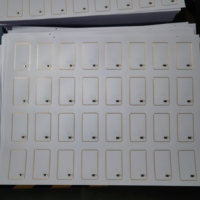 Disponible en Format 3*8 24 pcs rfid prelam incrustation plastique pour carte à puce