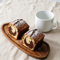 Japanischer Stil Akazienholz Wolkenförmiges Einstöckiges Teetablett Servierplatte für Wohnzimmer Kuchen und Snacks Flexibel Einsetzbar