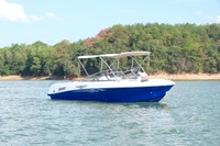 Bateau à grande vitesse avec évier, auvent bimini, coque en FRP en V profond, yacht sportif pour 8 personnes, idéal pour les fêtes en famille, les vacances et la pêche