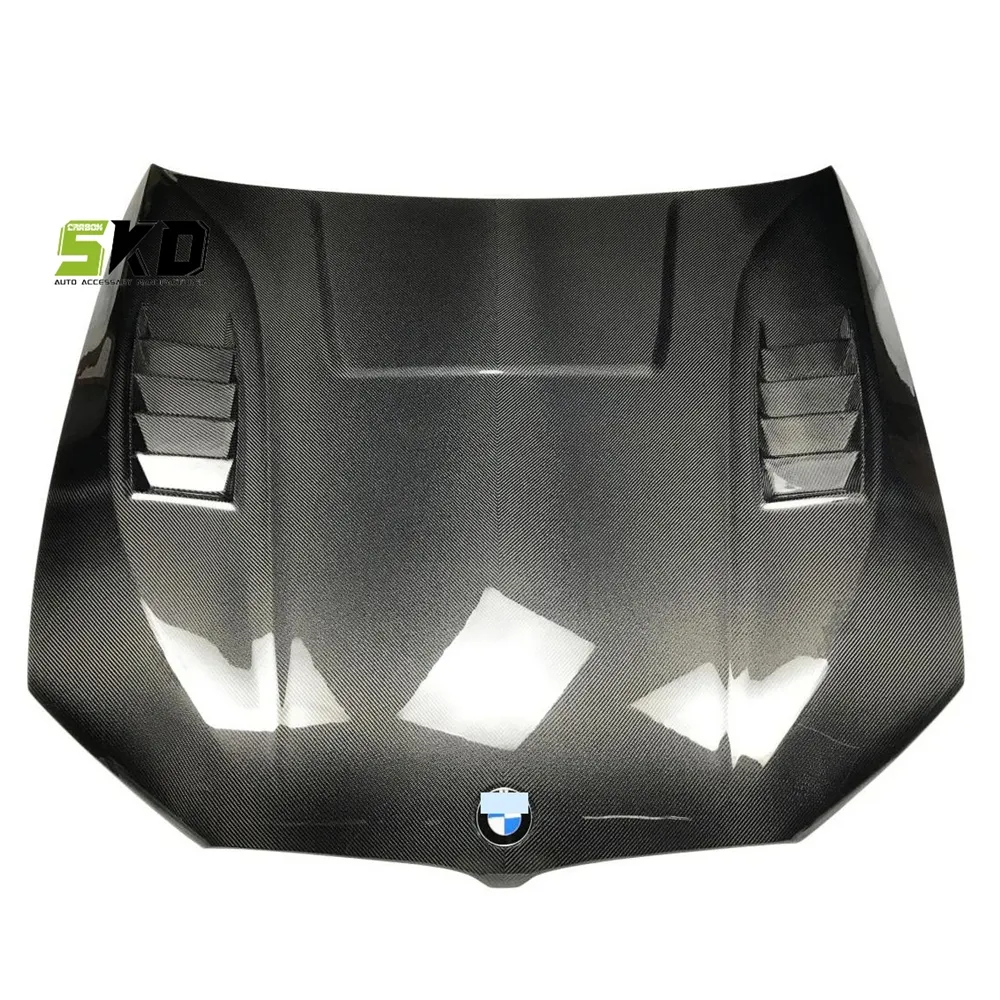 Haai Dynamisch Sd Design Voormotorkap Afdekking Droge Koolstof Voor Bmw 5 Serie G30 17-On Carbon Motorkap