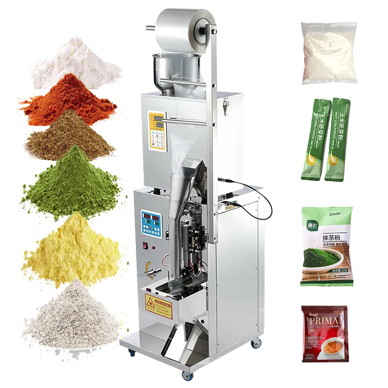 Automatic small vertical food packing machine coffee powder filling bags sachet packaging machine for small business MAH