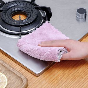 Paño de Limpieza de Cocina Superabsorbente K1029, Paño de Cocina de Doble Capa de Felpa de Coral, Paño para Platos, Paño de Cocina - Product Image 5