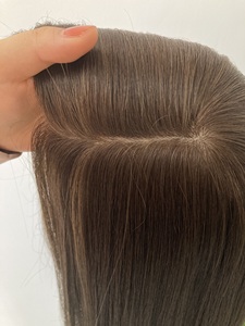 Postizo de Cabello Humano Remy 100% para Mujer, Base de Seda Hecha a Máquina, Postizo Médico - Product Image 1