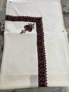 ウールサウジアラビア刺Embroideredパシュミナシェマーオマニケフィエスカーフ100% ウールヤシュマーショール