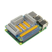 Carte d'extension multifonctionnelle GPIO pour Raspberry Pi 4ème génération B/3B+, carte d'extension d'adaptateur de port IO pour Raspberry Pi