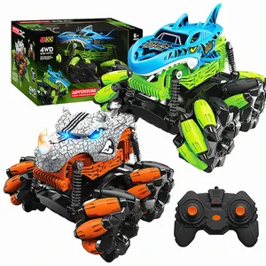 2.4G Funksteuerung Dinosaurier Auto elektrische Geländefahrzeuge Rhino Monster Kletterwagen RC Kletter Auto Spielzeug für Kinder