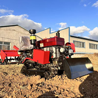 Tracteur chenillé compact ORSON 25HP durable avec rotoculteur, boîte de vitesses personnalisée et moteur puissant pour le labourage, le désherbage et la culture agricole