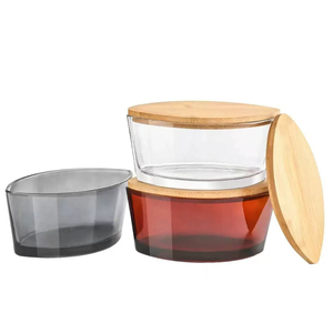 Vente chaude : Grands pots en <span class=keywords><strong>verre</strong></span> transparent VIDE, personnalisables pour cire et huiles essentielles - Product Image 4