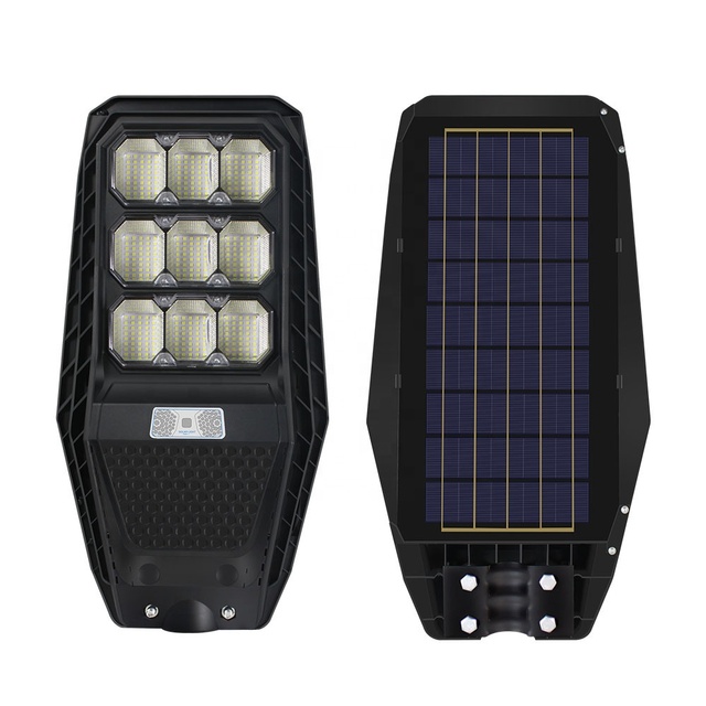 All One IP66 Integrated Solar Road Lighting 100W/200W/300W LED Street Light with Remote Control Sensor Battery Power