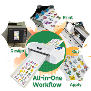 Wonderful Quality Low Prices USB CCD <b>Camera</b> Sticker Contour Automatic Feeding Touch Screen Label <b>Printing</b> And Cutting Machine - Product Image 4