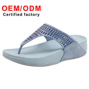 Новое поступление, женские летние легкие Нескользящие удобные повседневные спортивные тапочки с толстой подошвой, модная женская обувь - Product Image 1