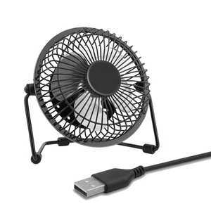 Ventilateur silencieux mini de 4 pouces et 6 pouces adapté, avec corps en métal, USB, pour le bureau, petit ventilateur de refroidissement - Product Image 1