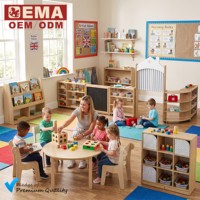 Table ronde interactive pour l'apprentissage et le jeu créatif des enfants de la maternelle EMA, idéale pour l'accompagnement pédagogique