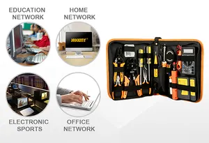 Kit de herramientas de red de Cable Ethernet, herramienta de prensado eléctrico, Instalación de telecomunicaciones, LAN, rj45