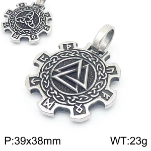 <span class=keywords><strong>Collier</strong></span> pendentif croix viking en acier inoxydable avec strass en cristal, chaîne à maillons plaquée or 14K/18K pour femmes, hommes et enfants - Product Image 6