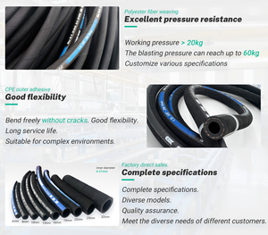 5/16 inç Endüstriyel SAE R6 Dizel Yakıt <span class=keywords><strong>NBR</strong></span> Kauçuk Hortum Borusu Tekstil Örgülü Güçlendirilmiş Siyah Kesme - Product Image 4