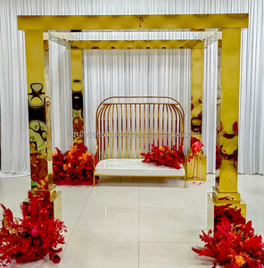 Furun ขาตั้งพื้นหลังซุ้มโลหะสำหรับงานแต่งงานที่ทันสมัยมาใหม่สำหรับงานแต่งงานสมัยใหม่ - Product Image 4