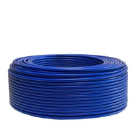 Cable Eléctrico Flexible BVR de Cobre Puro de un Solo Núcleo 1.5/2.5/4/6mm², Retardante de Llama, Aislado, para Cableado Doméstico