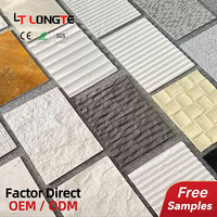 Paneles de Revestimiento de Pared de Piedra Artificial con Textura de Piedra Natural, Flexibles, 3D, MCM, Travertino, para Exteriores, OEM/ODM