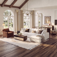 Ensemble de table et chaises de salle à manger Voxhome, style moderne et luxueux, plateau en bois, meubles de cuisine pour la maison, ensemble de meubles personnalisés pour toute la maison