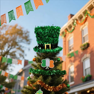 قلادة على شكل قبعة شامروكس، إكسسوار متعدد الاستخدامات، زينة معلقة لحفلات عيد القديس باتريك، مستلزمات زخرفية - Product Image 6