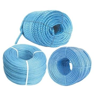 Corde torsadée en PE haute densité, résistante aux UV et anti-vieillissement, marque Yanghua, modèle 3-20 mm, imperméable et flexible pour bateaux de pêche marine