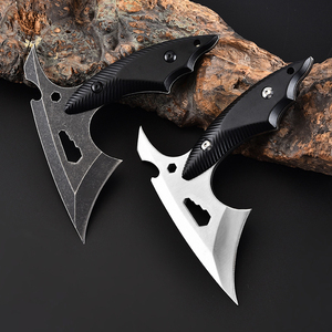 Cuchillo Táctico de Acero Inoxidable con Hoja de Punta de Lanza y Mango de Plástico, Cuchillo de Hoja Fija de Grado Industrial, Herramienta de Supervivencia para Exteriores - Product Image 2