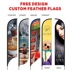 Barber Shop Plume Drapeau pour Événement Cheveux Beauté Fitness Visage Plage Bannière Salon De Coiffure Santé Spa Massage Des Ongles Coupe De Cheveux - Product Image 2