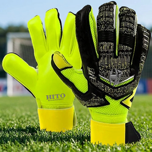 Gants de gardien de but professionnels, nouveaux gants de football en latex 4 mm, protection des doigts, respirants, gants de gardien de but de football - Product Image 3