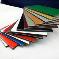 4mm 4*8 Acp Feuille Alucobond Panneau composite en aluminium Panneau Dibond Panneaux composites en aluminium sandwich en métal avec revêtement PE PVD