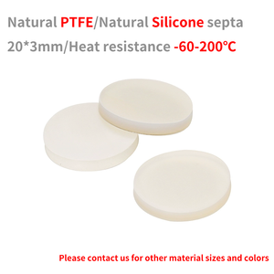 Kıvrım üst alüminyum kap PTFE butil silikon Septa kauçuk tıpalar cam 20mm GC Headspace Lab flakon yoluyla WEIAI reaktif penisilin - Product Image 4