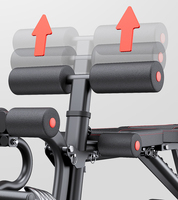 Banc de musculation réglable, banc d'entraînement à domicile, chaise d'exercice pliable, banc de musculation multifonctionnel