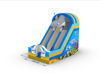 Toboggan aquatique gonflable de qualité commerciale, double toboggan, toboggan aquatique pour adultes et enfants, toboggan gonflable
