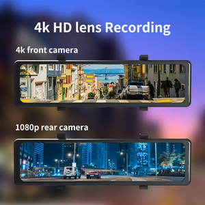 Không dây Carplay 4k ADAS Dash Cam 11.26 ''Màn hình cảm ứng xách tay tự động xe kép Wifi FM 1080P sao lưu máy ảnh xe DVR Máy ảnh - Product Image 5