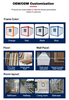 Mini maison en conteneur détachable future maison et hôtel petites maisons à vendre