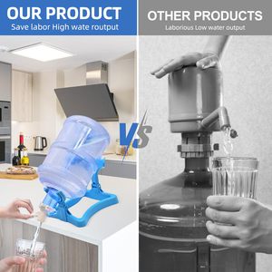 Support de Bouteille d'Eau Portable et Pliable avec Robinets Distributeurs Amovibles, Antidérapant, pour Rangement et Présentation - Product Image 6