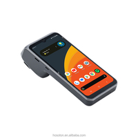 Terminal de point de vente portable robuste Android 16 avec double écran 6,5 pouces + 3 pouces, lecteur de code QR, système de point de vente Android 4G avec imprimante