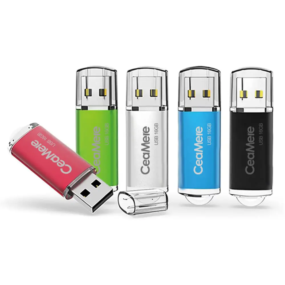 Ceamer CMU010 Flash Drive USB 2.0, Flash Drive 128GB 64GB 16GB USB 3.0, Stik Memori 32GB