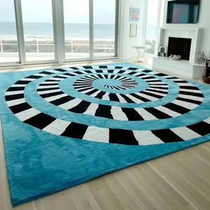 Decorative Modern Custom Acrylic Hand Tufted Area Hand Made Carpet Wool Room Rugs