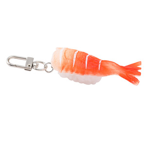 Porte-clés de <span class=keywords><strong>cuisine</strong></span> japonaise de simulation, réaliste 3D, Kawaii, avec thèmes saumon, sushi, poisson, crevettes, créatif - Product Image 1